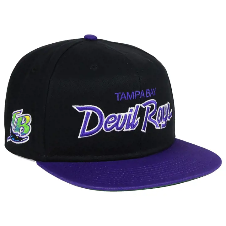 CASQUETTE SNAPBACK PRO SPORT SPECIALTIES MLB RAYS DE TAMPA BAY NOI/vio