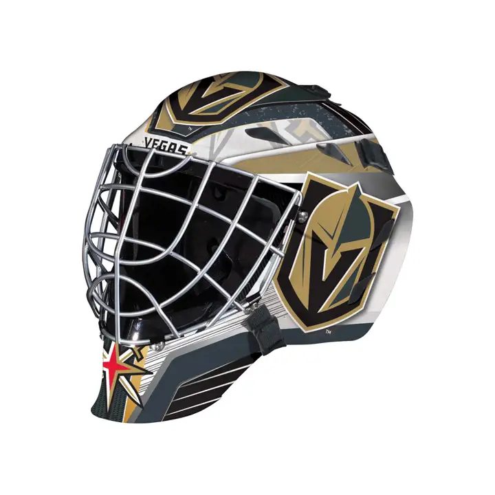 Masque de gardien de but réplique des Golden Knights de Vegas (LNH) Noir/Or