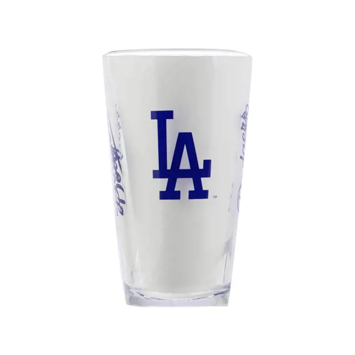 Los Angeles Dodgers Verre à pinte du jour de match TRANSPARENT
