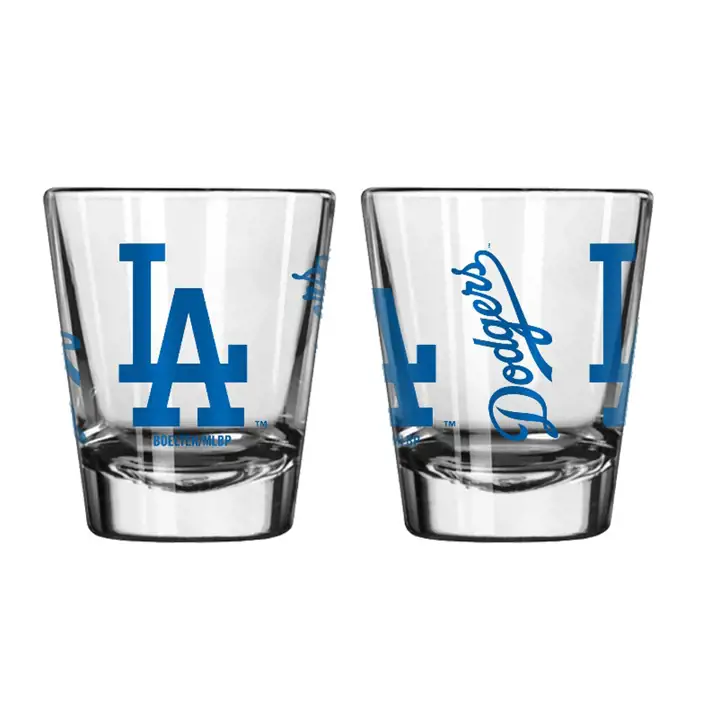 Verre à shot des DODGERS pour le jour de match Ast