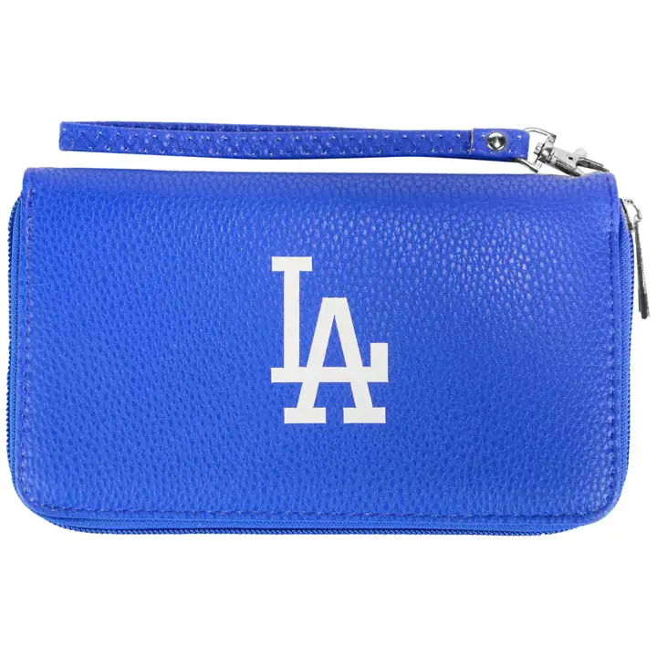 Portefeuille organiseur zippé Los Angeles Dodgers BLEU
