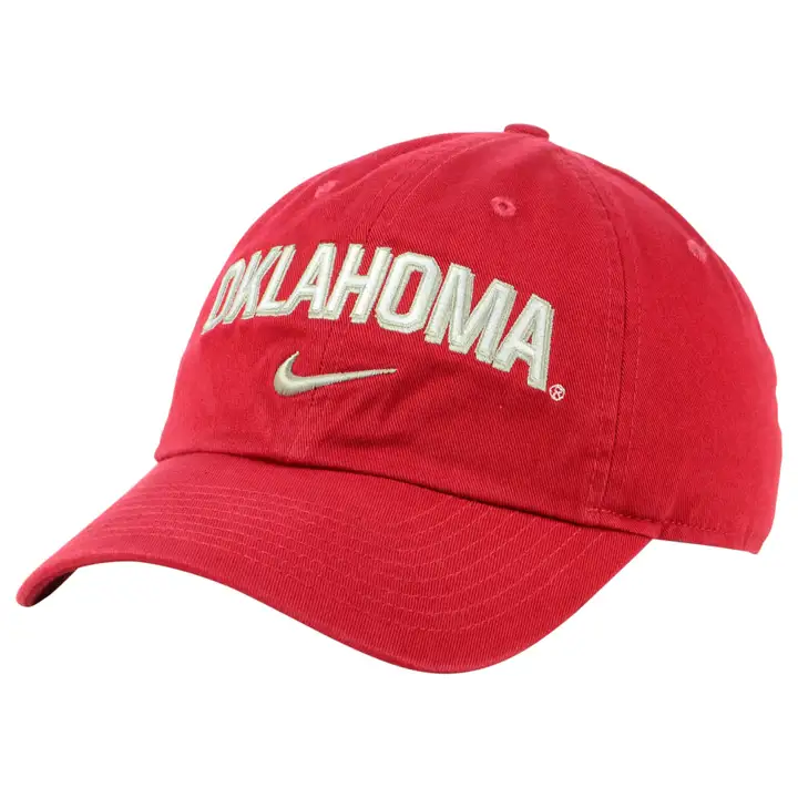 Oklahoma Sooners H86 Wordmark Swoosh CRIM