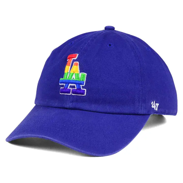 Los Angeles Dodgers MLB Casquette Pride Clean Up bleue