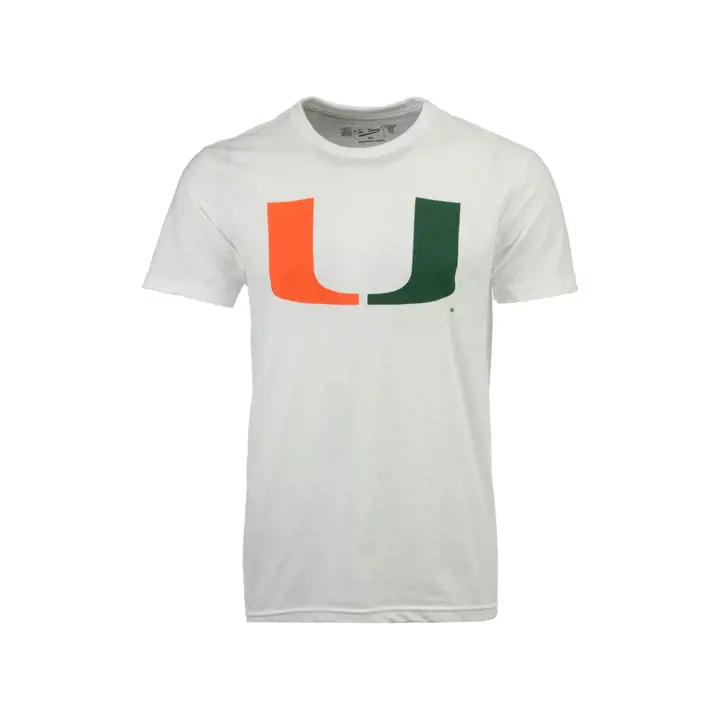 Miami (FL) 2F NCAA Big Logo T-Shirt wht