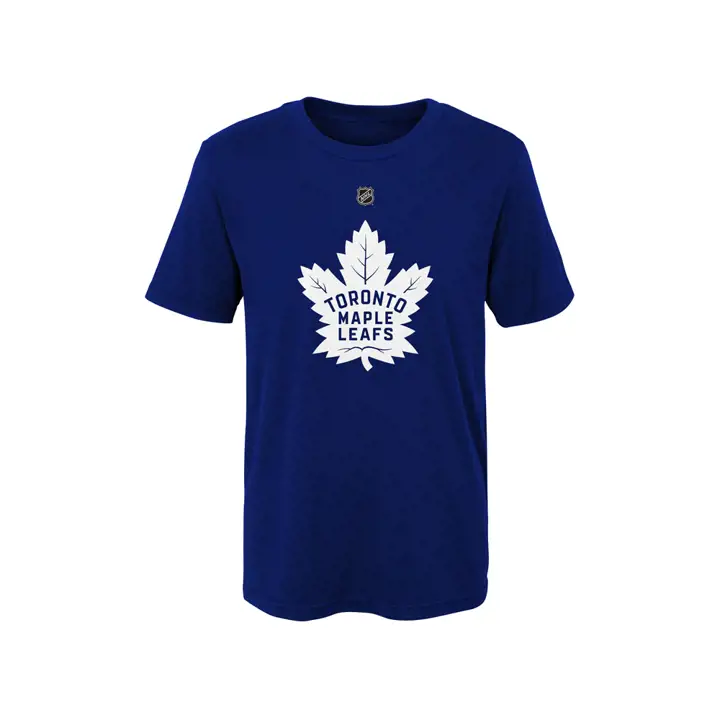 T-SHIRT JOUEUR NHL FEUILLE D’ÉRABLE JEUNESSE Auston Matthews BLEU