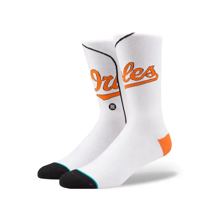 Maillot domicile MLB des Orioles de Baltimore, collection Crew, blanc