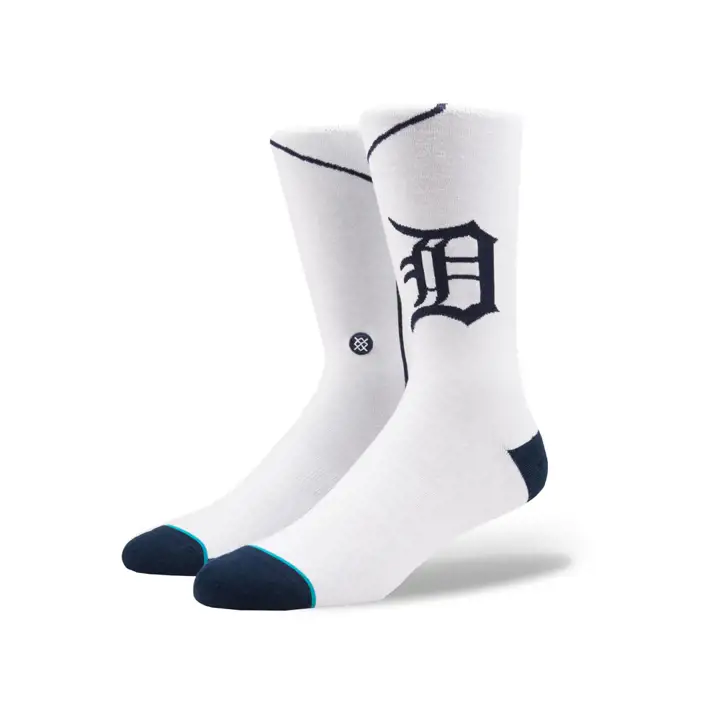 Crew-neck de la série de maillots domicile des Detroit Tigers MLB, blanc