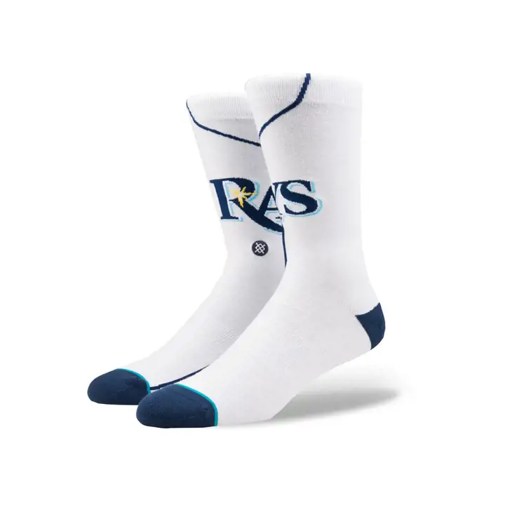 Maillot domicile MLB Tampa Bay Rays - Col rond - Blanc