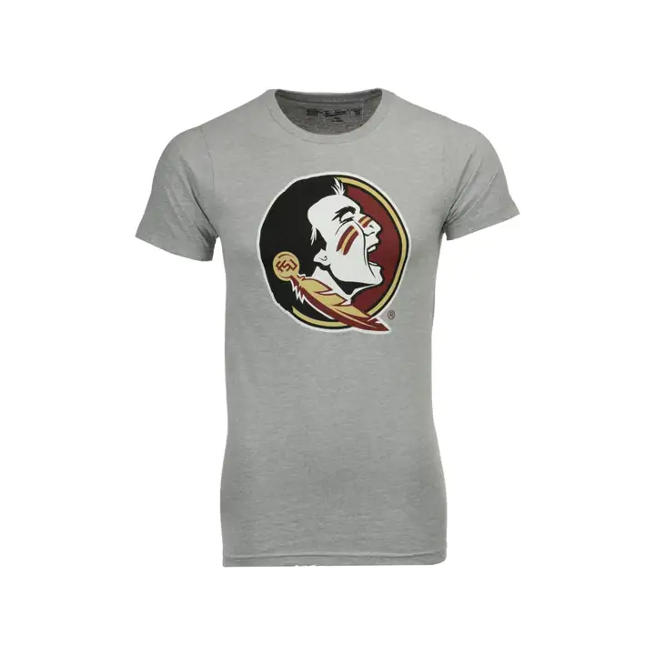 T-shirt grande taille avec logo NCAA Florida St 2F gry