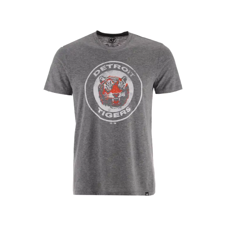 T-shirt Detroit Tigers MLB Coop Triblend Match Tigre Gris chiné