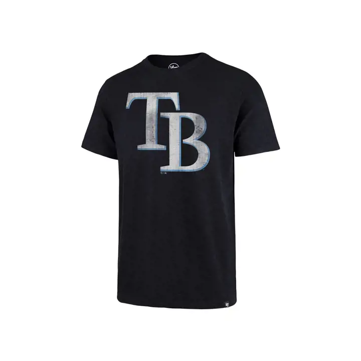 "T-shirt Logo Scrum MLB Tampa Bay Rays « TB » Marine"
