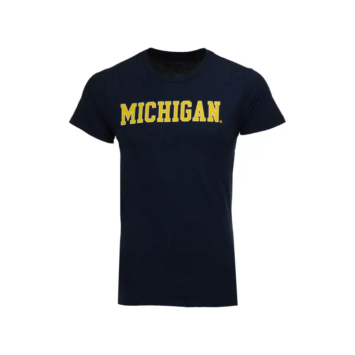 T-shirt Michigan 2F NCAA Wordmark marine