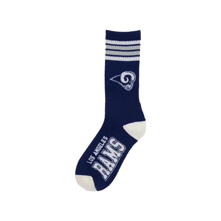 LA Rams 4 Stripe Deuce Crew 504  marine/blanc