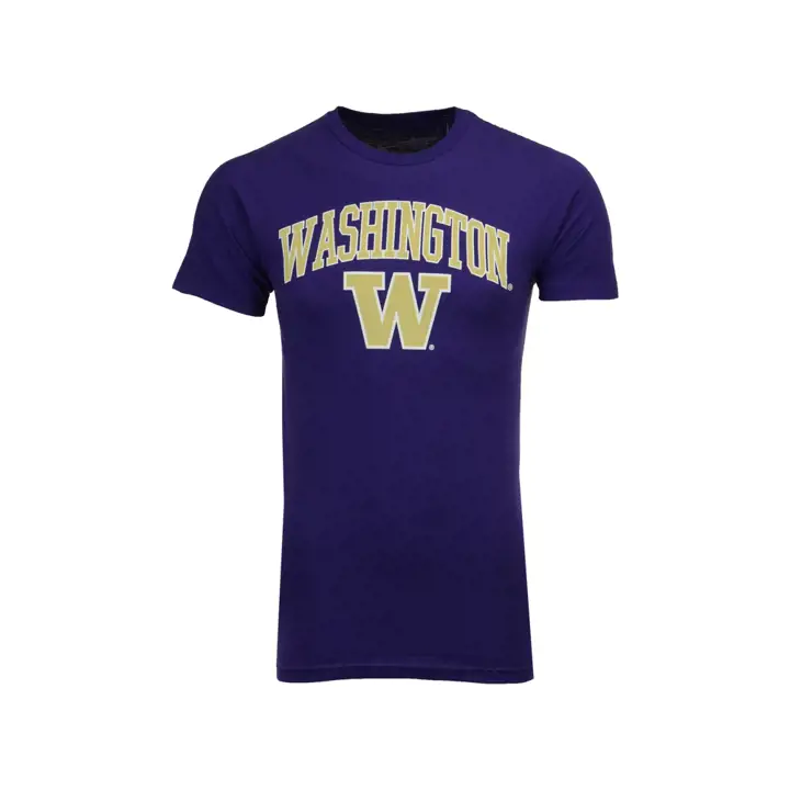 T-shirt logo de taille moyenne NCAA Washington Huskies 2F PUR