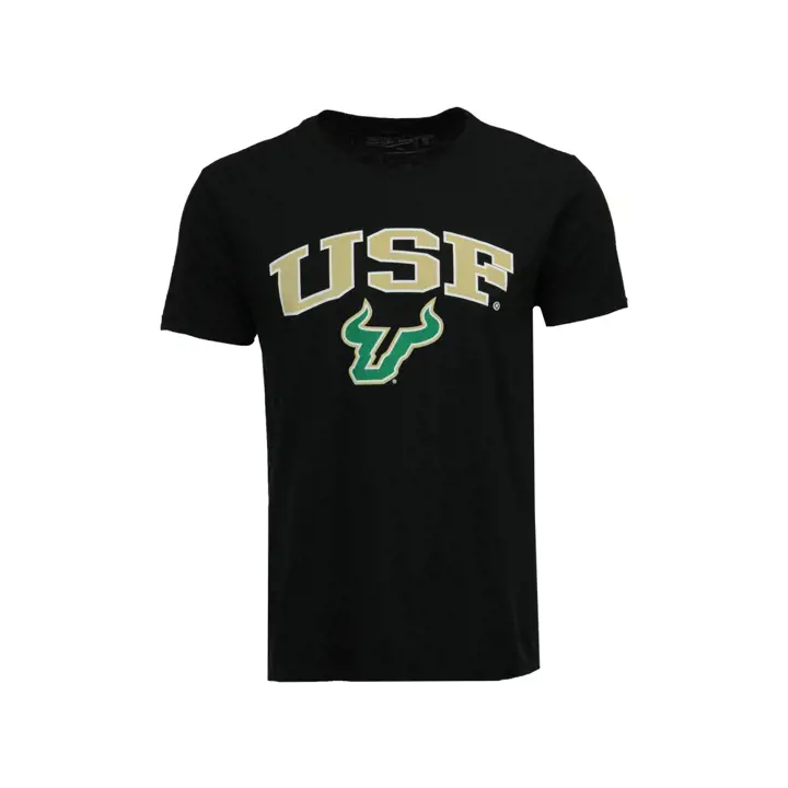 T-shirt BLK à logo mi-taille NCAA 2F South Florida Bulls
