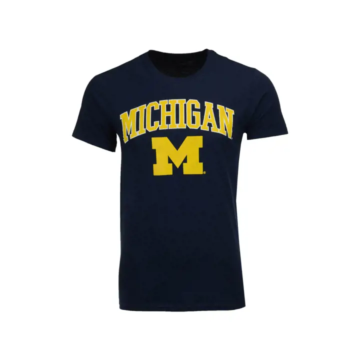 T-shirt Michigan Wolverines 2F NCAA logo moyen BLEU MARINE