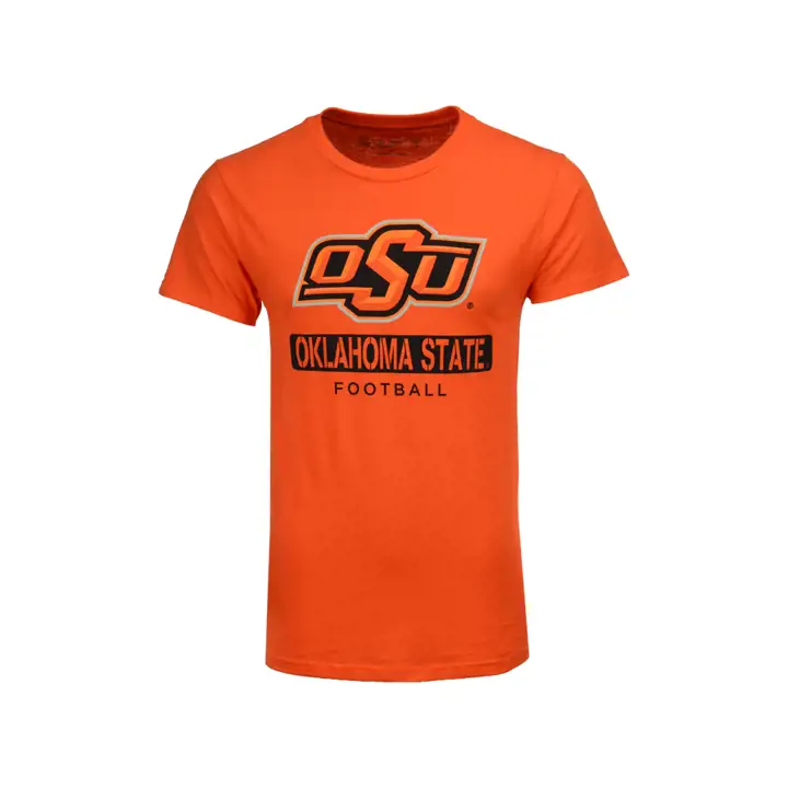 T-shirt pochoir orange Oklahoma State Cowboys 2F NCAA Football