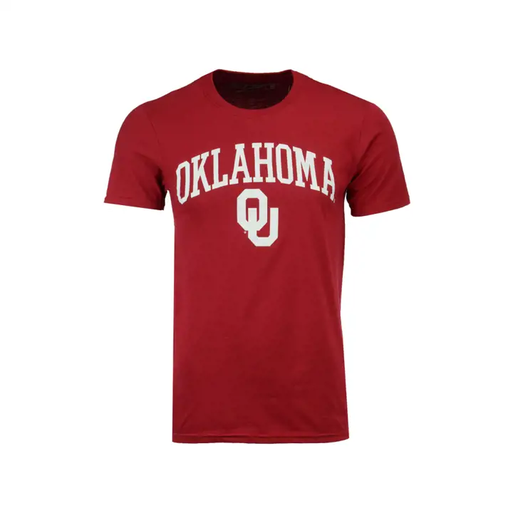 T-shirt à logo mi-taille NCAA Oklahoma Sooners 2F crim