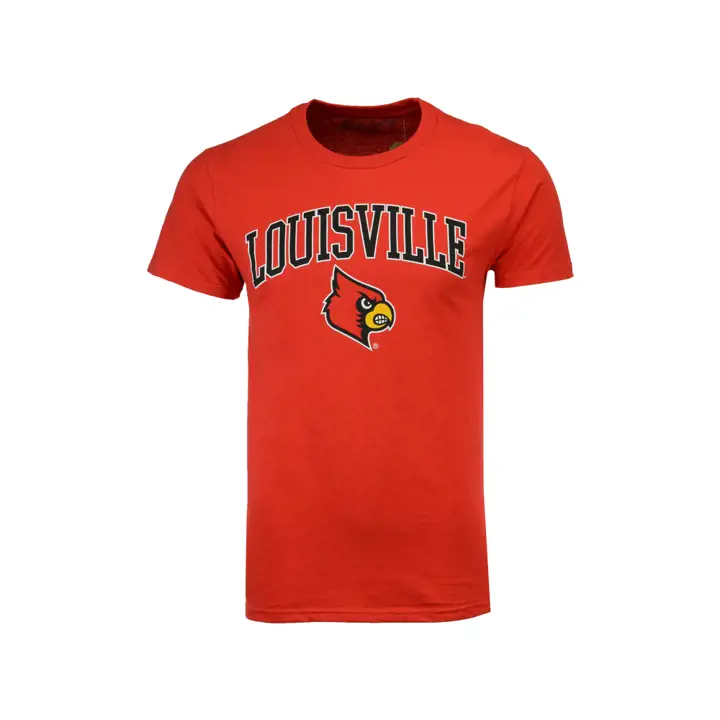 T-shirt Rouge Louisville Cardinals 2F NCAA Logo Moyen