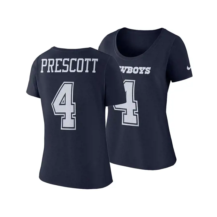 T-shirt NFL Mesh Femme Dak Prescott Cowboys