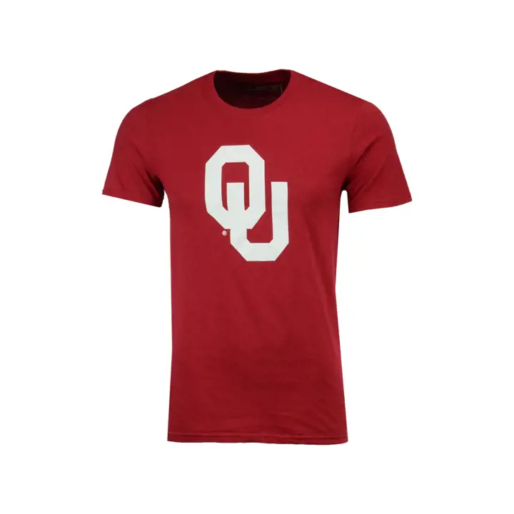 T-shirt crim avec grand logo NCAA Oklahoma Sooners 2F