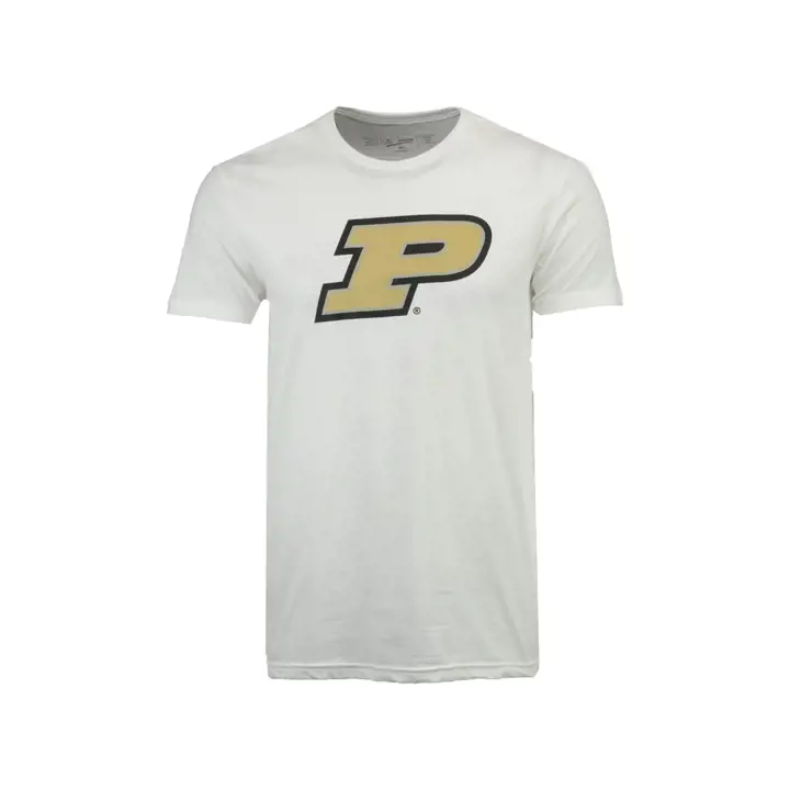 T-shirt Purdue Boilermakers 2F NCAA Big Logo Blanc
