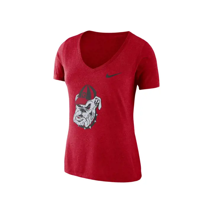 T-shirt Femme Georgia Bulldogs NCAA Tri -Vault 18 rouge