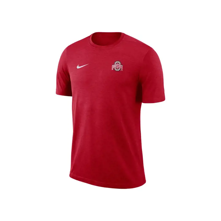 Haut d'entraîneur Dri-Fit des Buckeyes de l'Ohio State NCAA 18 rouge