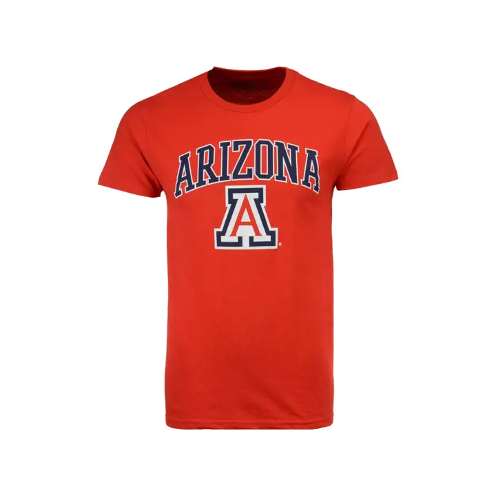 T-shirt logo moyen NCAA Arizona Wildcats Rouge