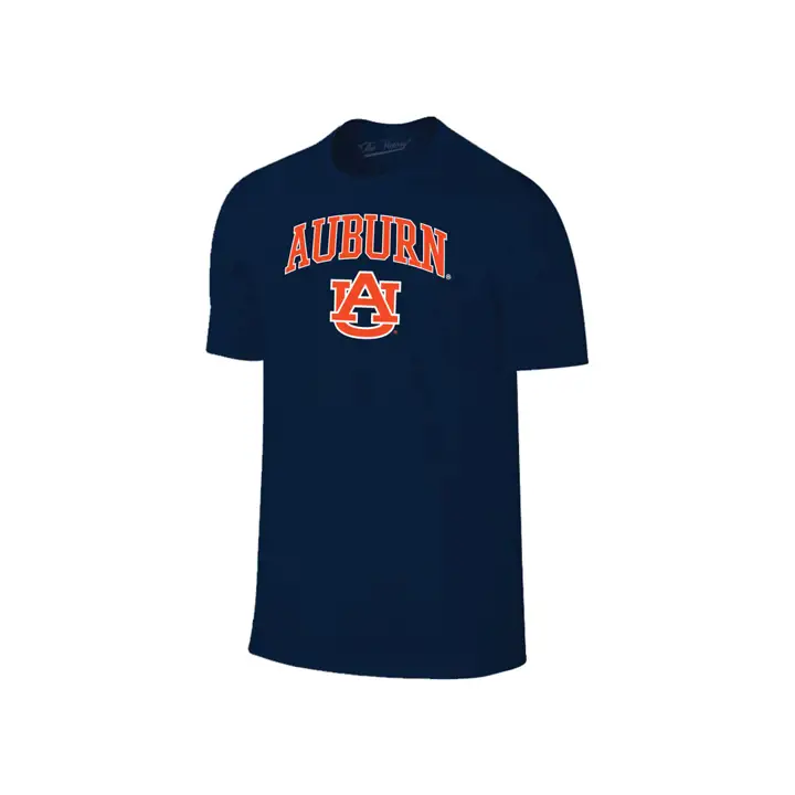 T-shirt Auburn Tigers 2F NCAA logo taille moyenne BLEU MARINE