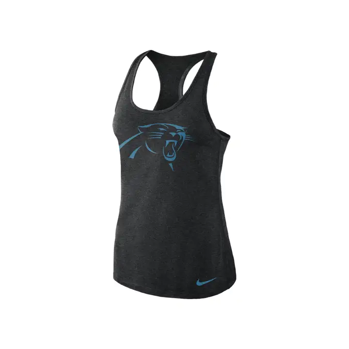 Débardeur Carolina Panthers NFL DF Touch pour femme 18  Charbon