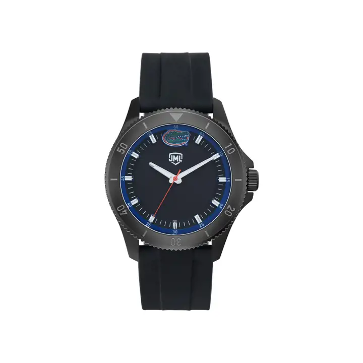 Montre en silicone Florida Gators Homme Noire blk/blue