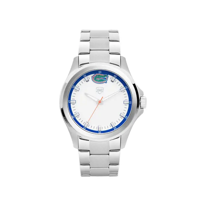 Montre de sport argentée pour homme Florida Gators (argent/bleu)