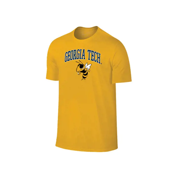 T-shirt logo de taille moyenne NCAA Georgia Tech Yellow Jackets GL