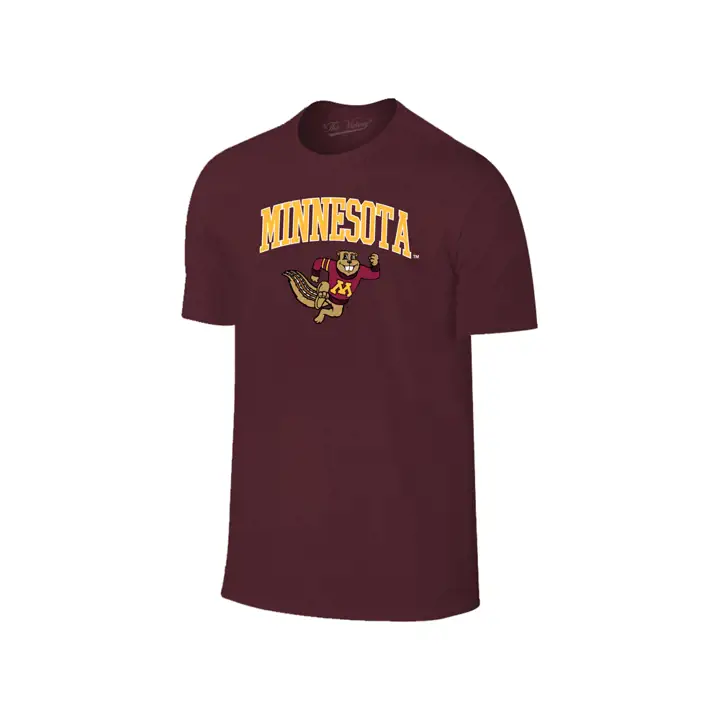 T-shirt à logo mi-taille NCAA Minnesota Golden Gophers 2F MAR