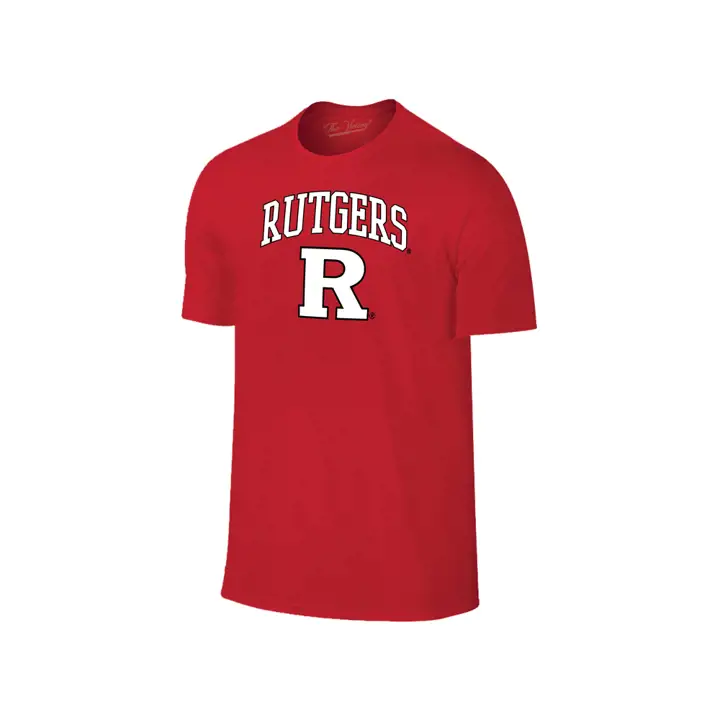 T-shirt Rutgers Scarlet Knights 2F logo NCAA taille moyenne ROUGE