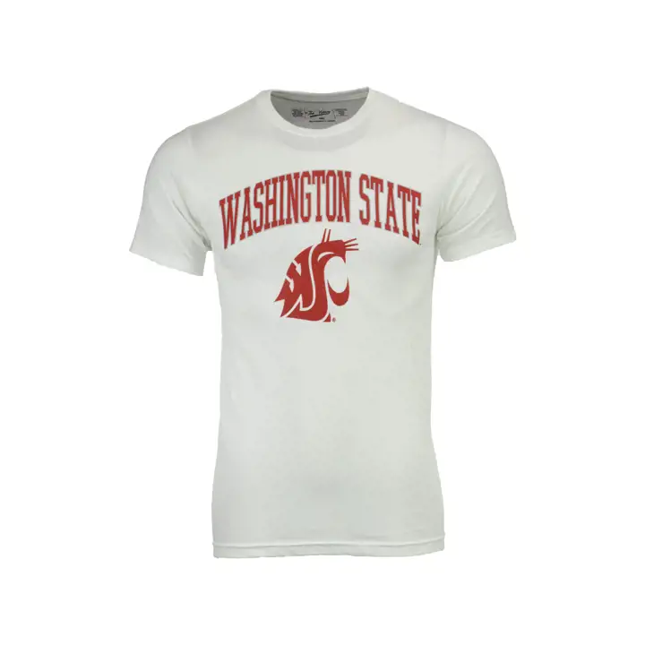 T-shirt Washington State Cougars 2F NCAA Logo de taille moyenne BLC