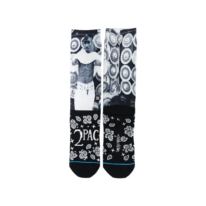 Stance TUPAC BANDANA noir/blanc
