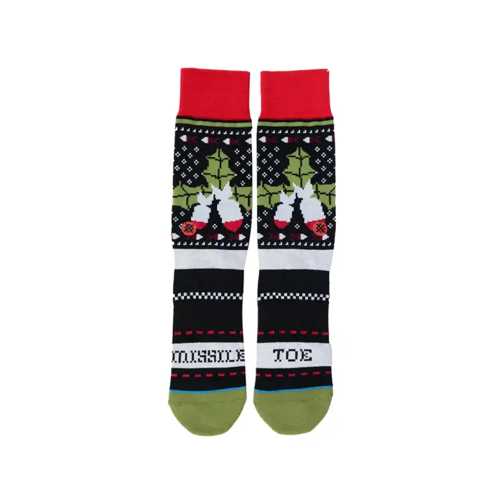 Stance MISTLE TOE 2  noir/rouge/oliv