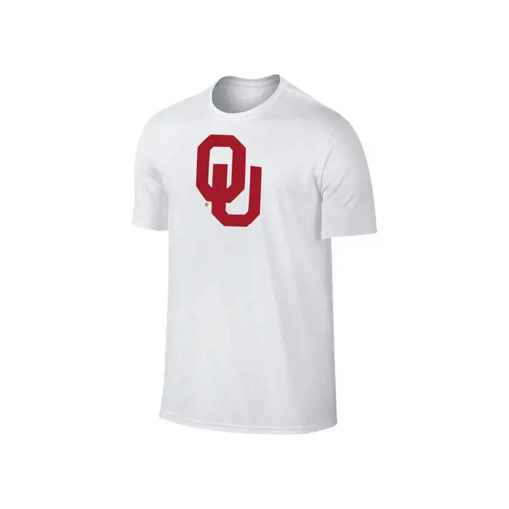 T-shirt Oklahoma 2F NCAA Grand Logo BLANC