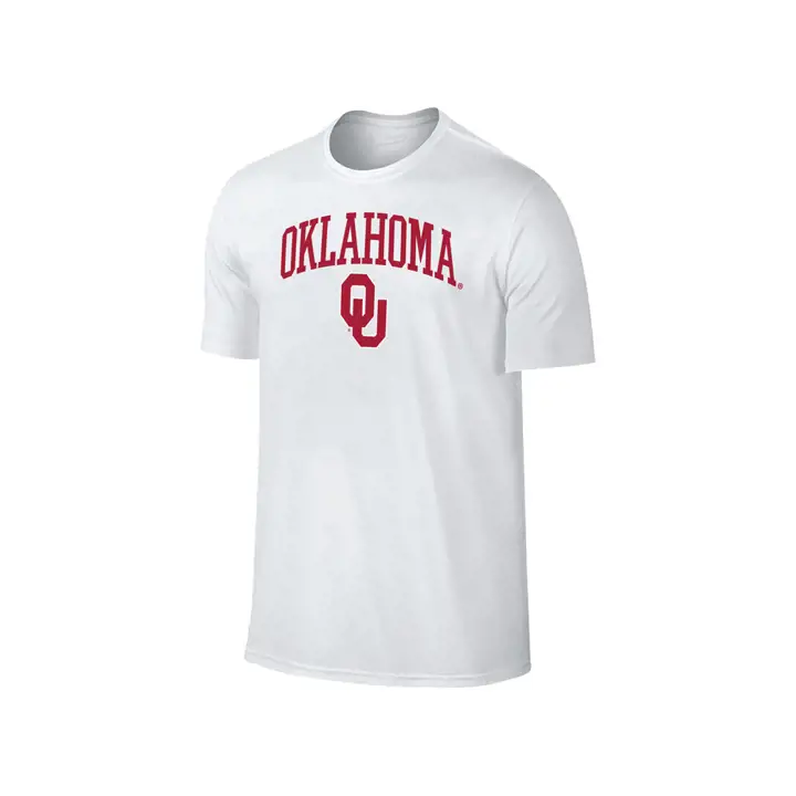 T-shirt Oklahoma 2F NCAA logo moyen BLANC
