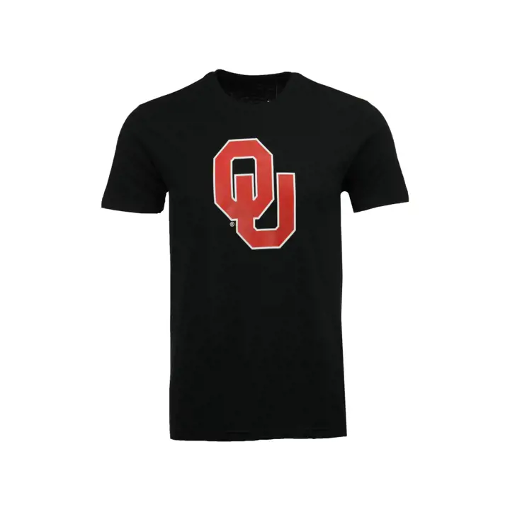 T-shirt logo grand format Oklahoma Sooners 2F NCAA BLK
