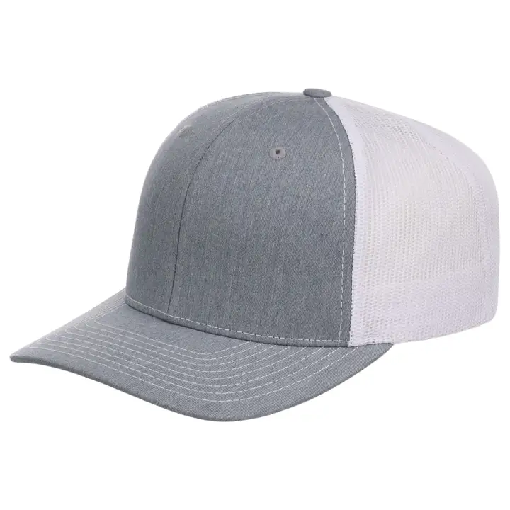 Casquette filet RICHARDSON 112 TRUCKER Gris chiné/blanc
