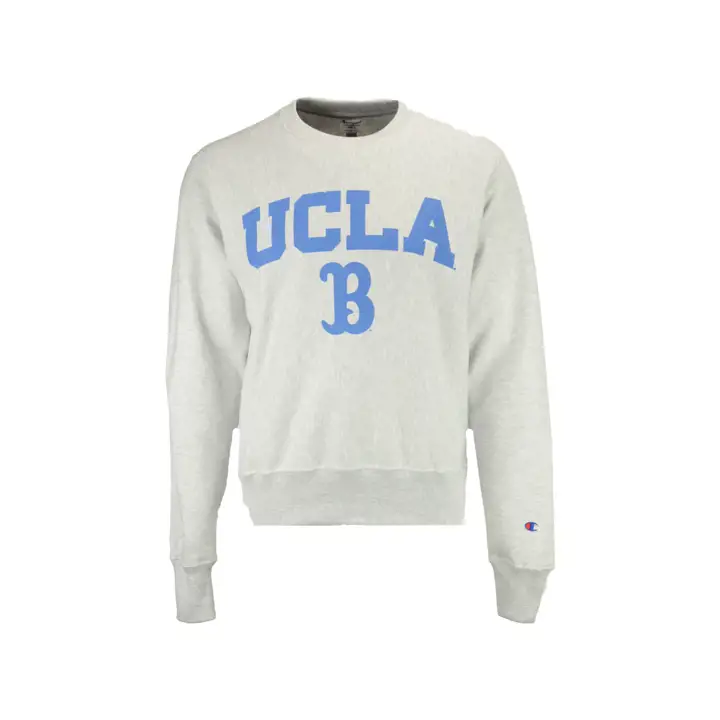 UCLA Bruins NCAA Sweat-shirt col rond Reverse Weave Gris clair