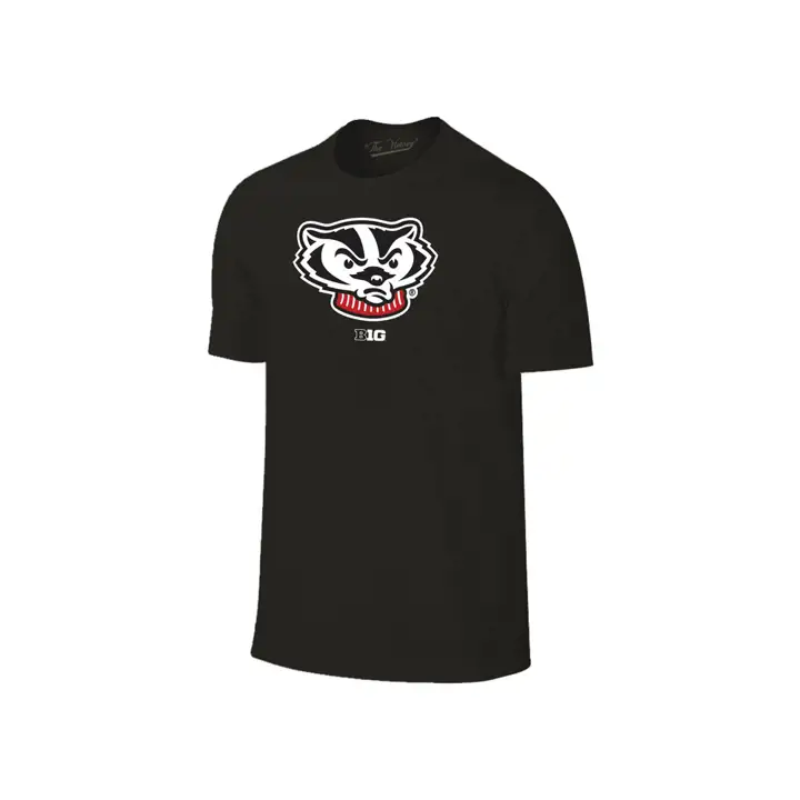 T-shirt Wisconsin Badgers 2F NCAA Grand Logo Noir