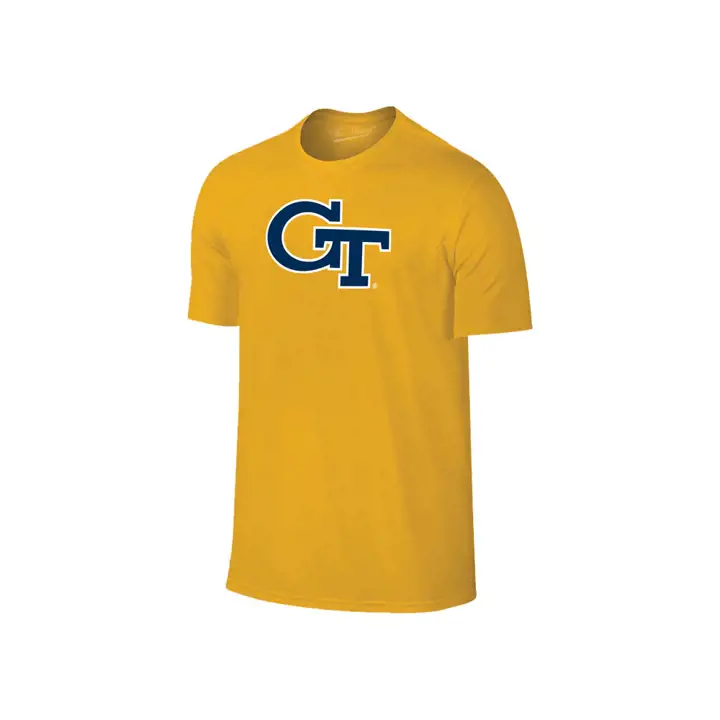 T-shirt avec grand logo Georgia Tech Yellow Jackets 2F NCAA GL