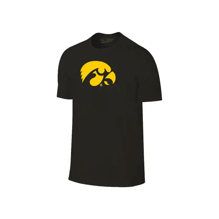 T-shirt avec grand logo Iowa Hawkeyes 2F NCAA BLK