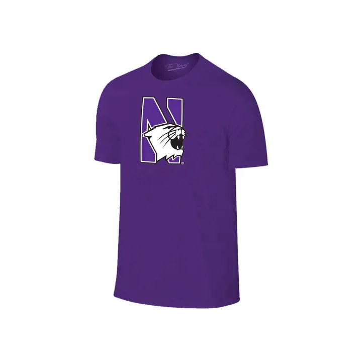T-shirt PUR Northwestern Wildcats 2F NCAA Big Logo