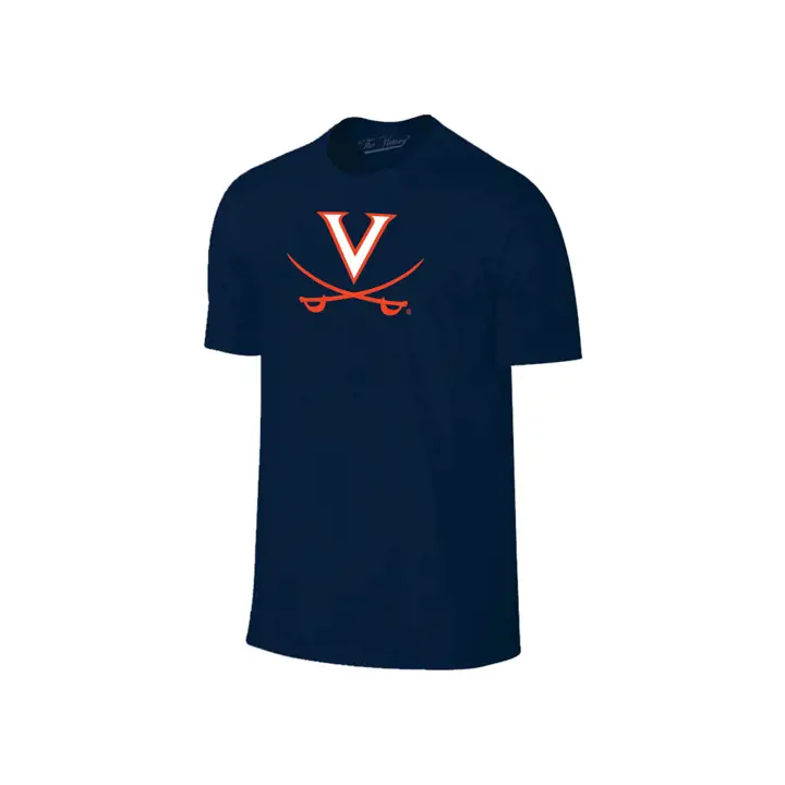 T-shirt Virginia Cavaliers 2F NCAA Big Logo BLEU MARINE