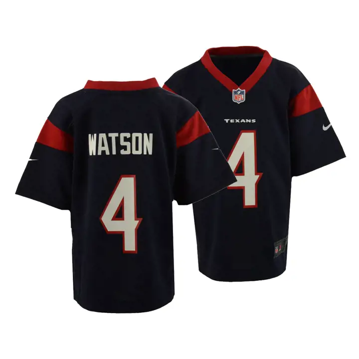 Texans NFL Maillot DeShaun Watson enfant marine